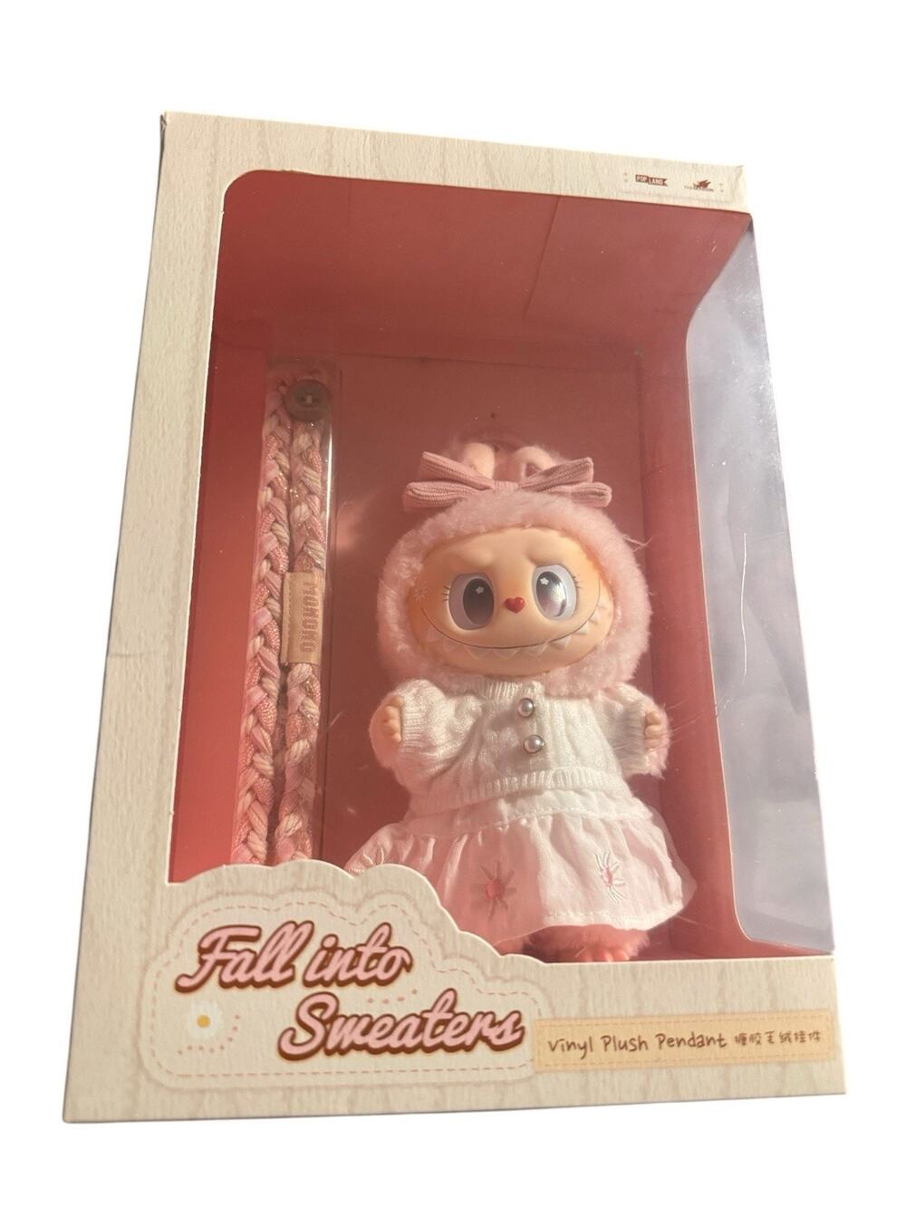 POP MART MOKOKO Fall Into Sweaters Vinyl Plush Pendant POP LAND Exclusive NWT